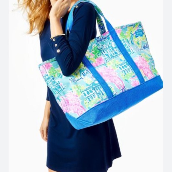 Lilly Pulitzer Lilly Loves DC tote bag - Picture 2 of 12